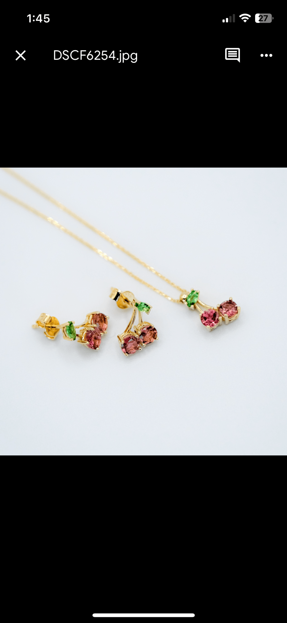 Cherry Blossom Studs - Close View 1