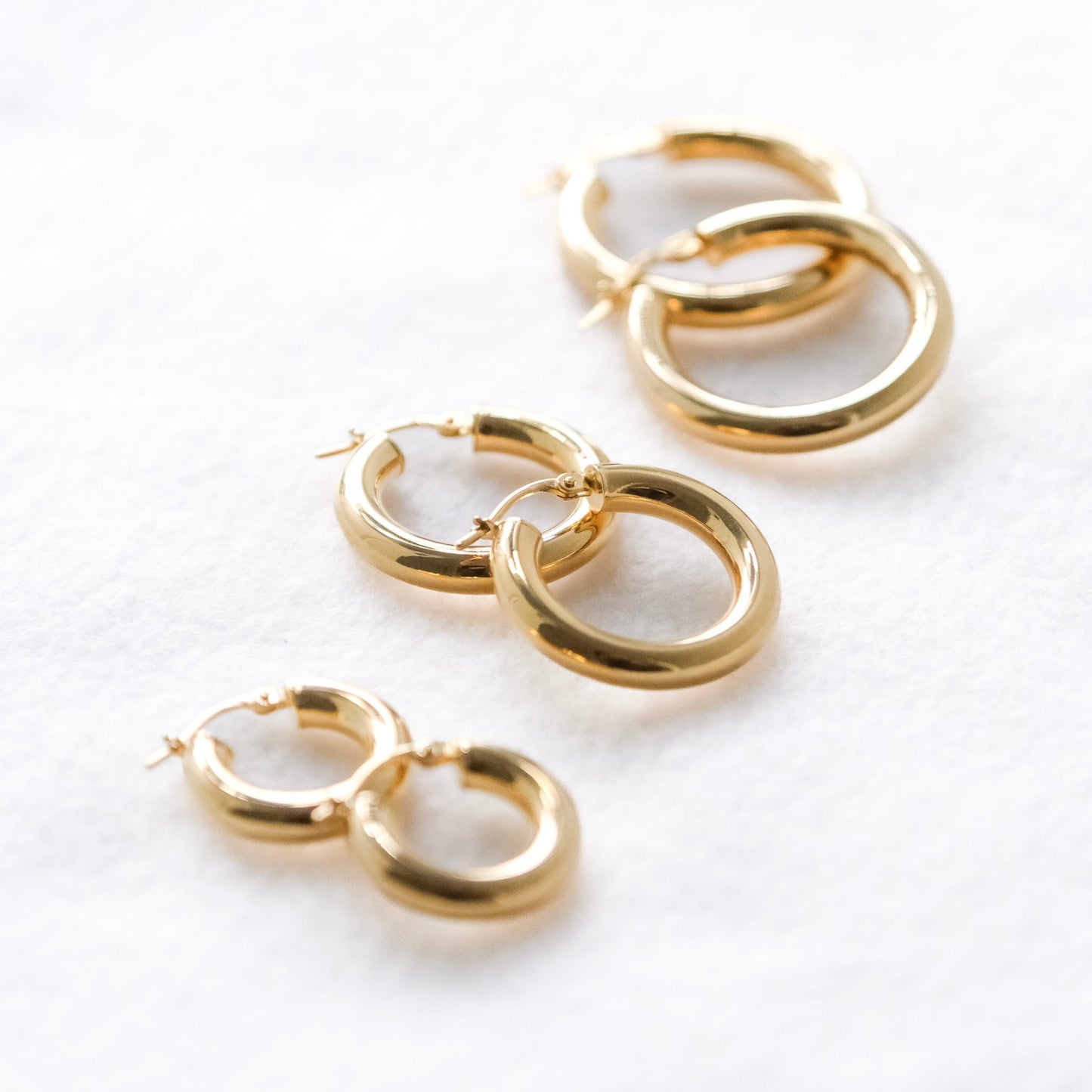 Multiple Bianca Round Hoops