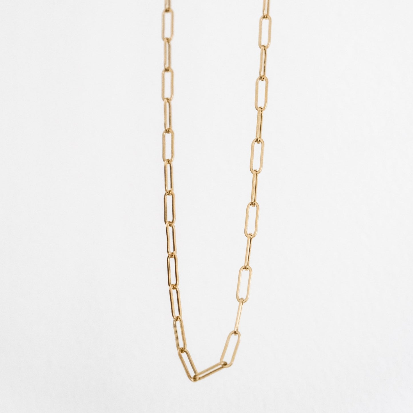 Bold Paperclip Chain Necklace