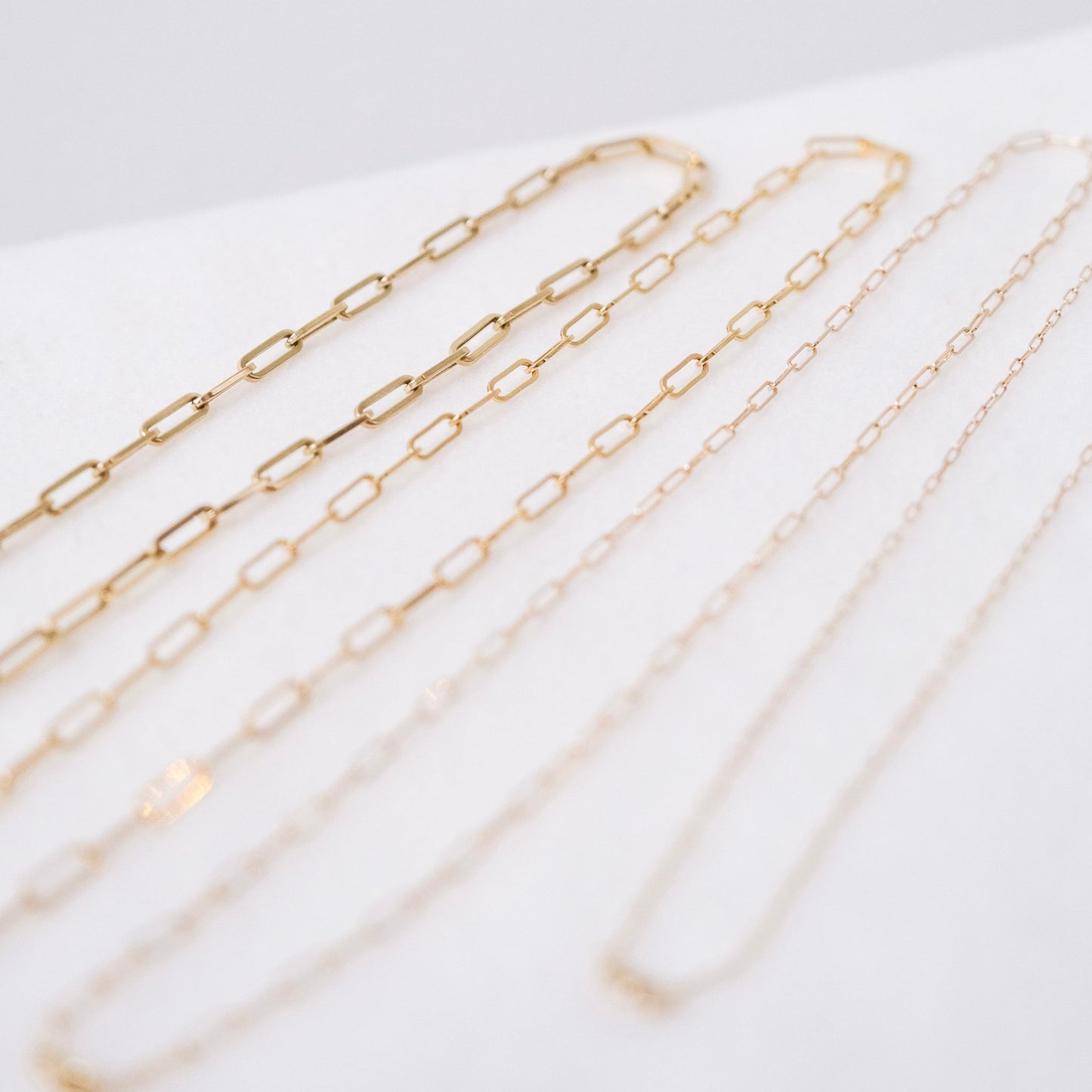Bold Paperclip Chain Necklace - Close View 1