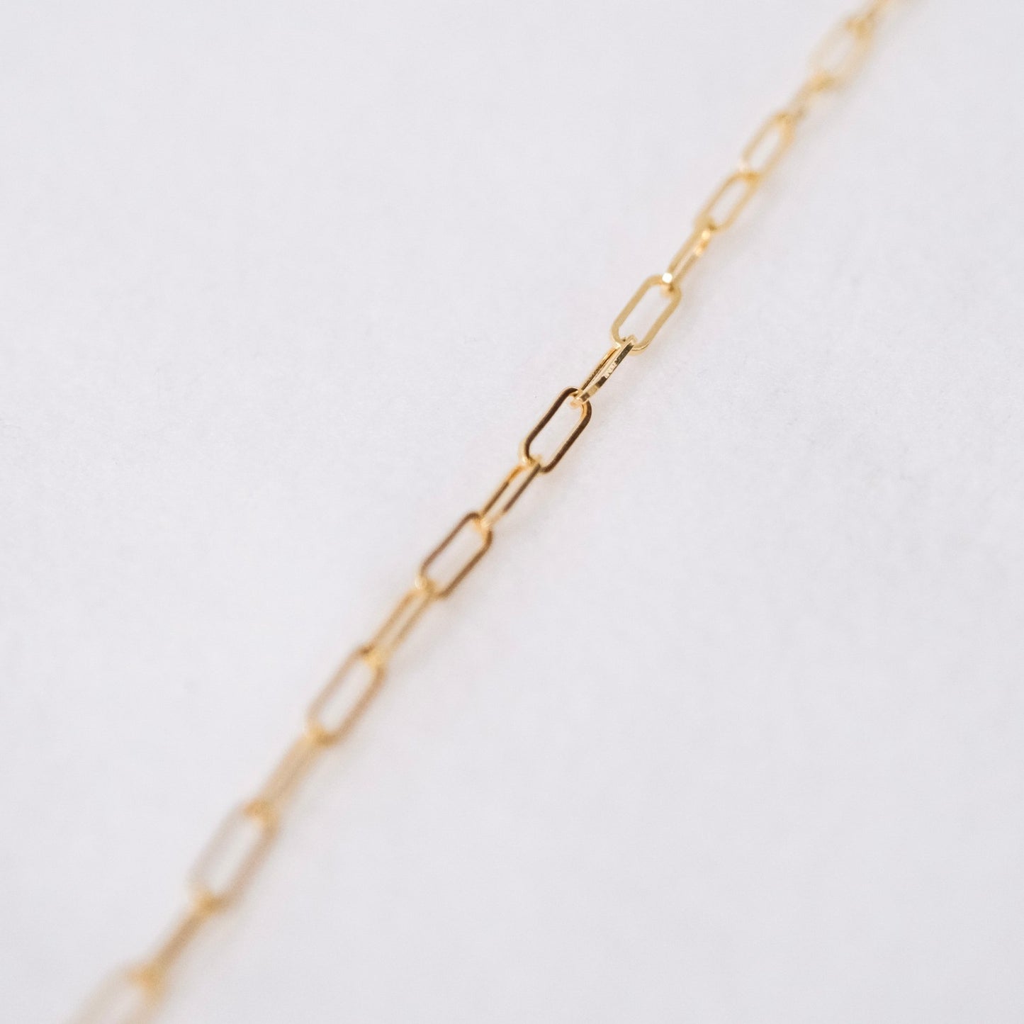 Small Classic Paperclip Bracelet - Close View