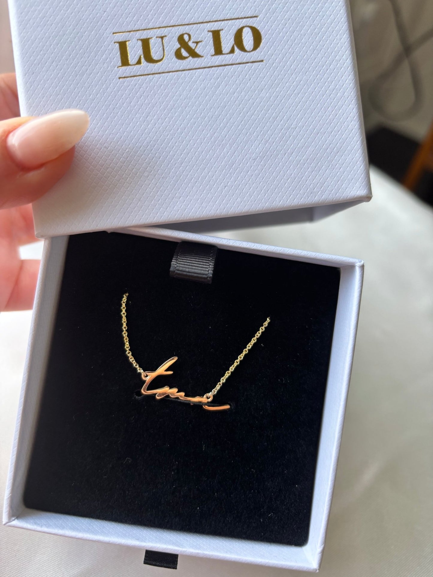 Custom Cursive Name Necklace | Personalized Jewelry Gift - Lu and Lo Jewellery