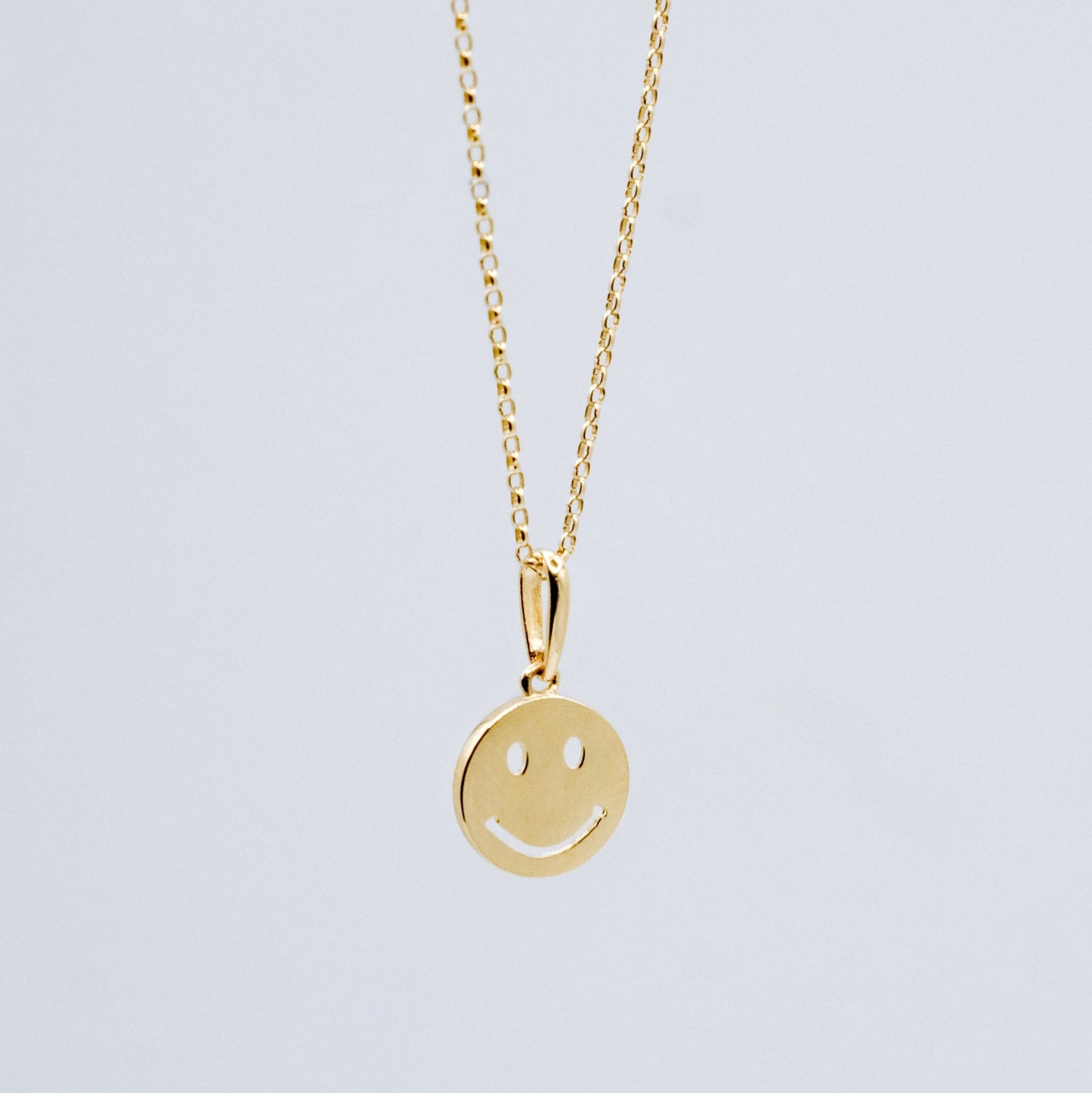 Happy Face Pendant Necklace