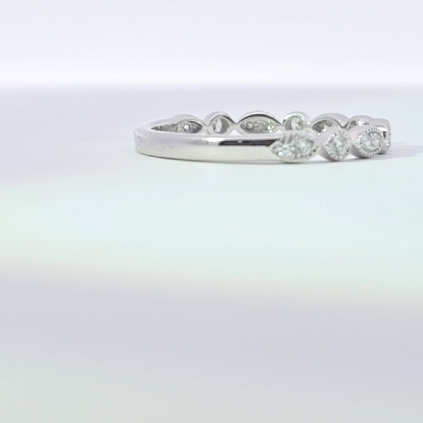 Aurora Diamond Weding Band - Lu and Lo Jewellery