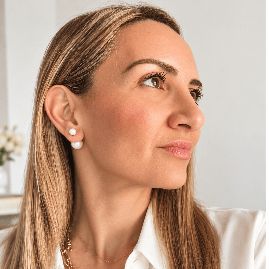 BianDouble Pearl Studs - Large - Lu and Lo Jewellery