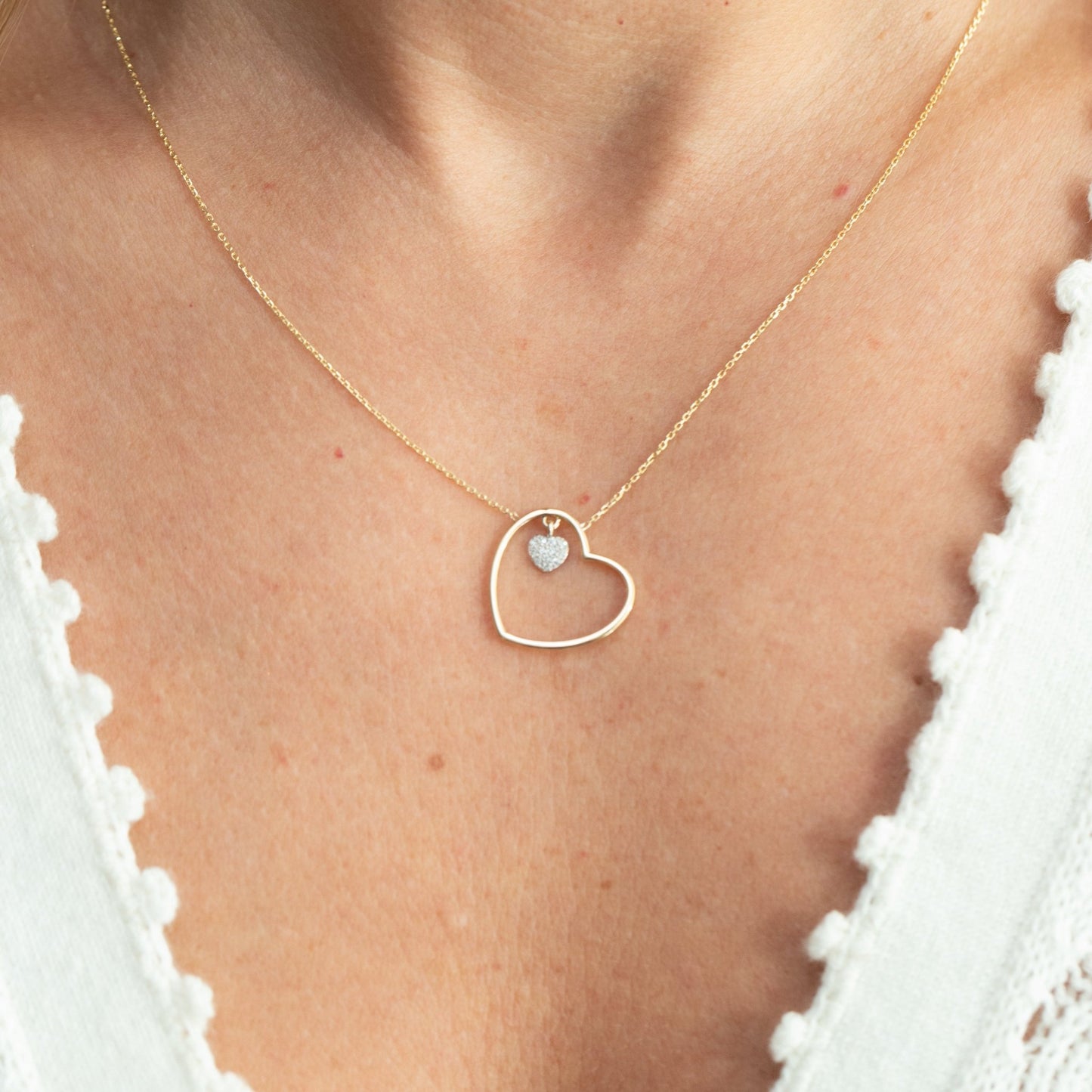 Heart to Heart Necklace - Lu and Lo Jewellery