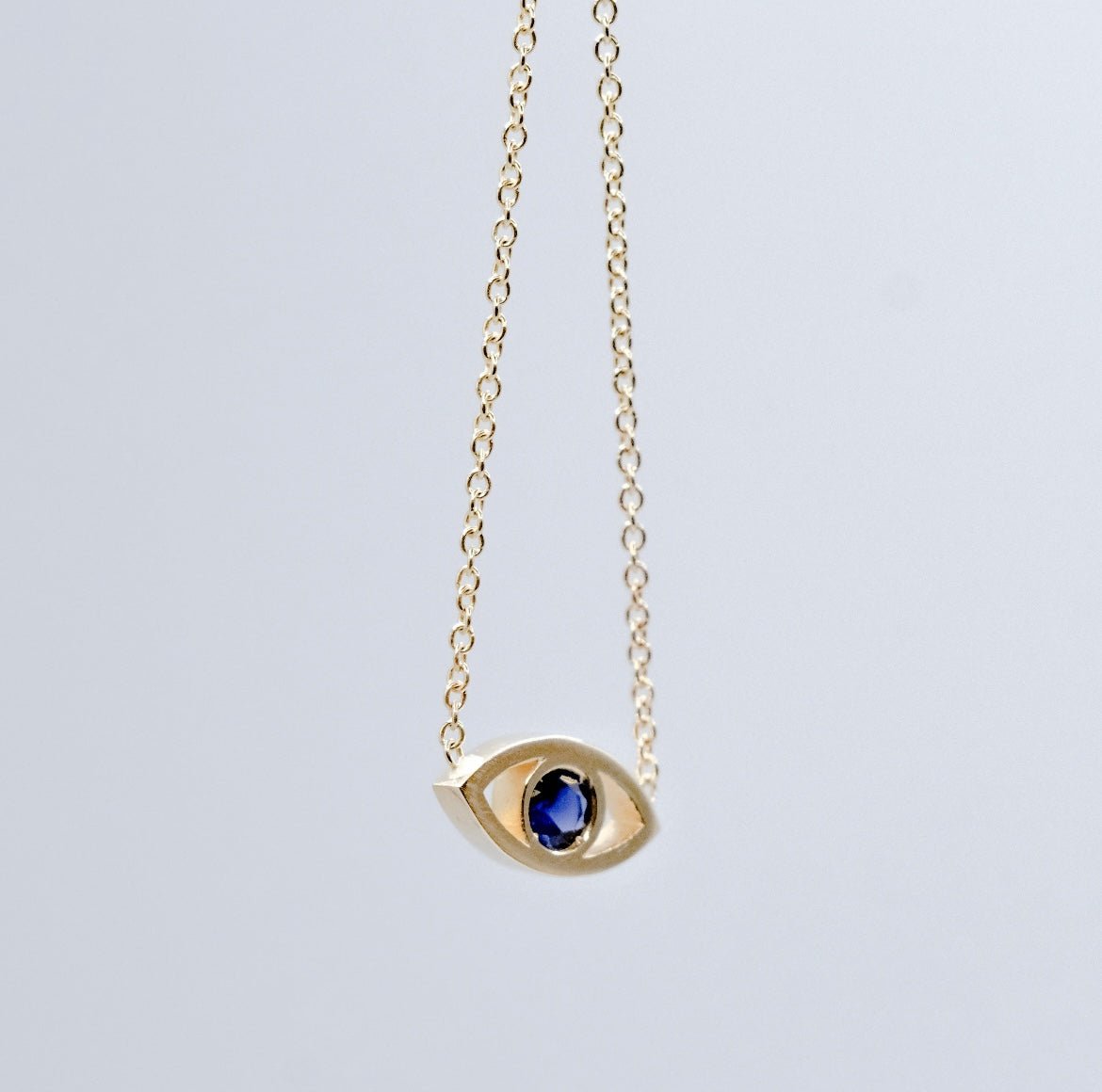 Protective Mati Evil Eye Necklace - Close View