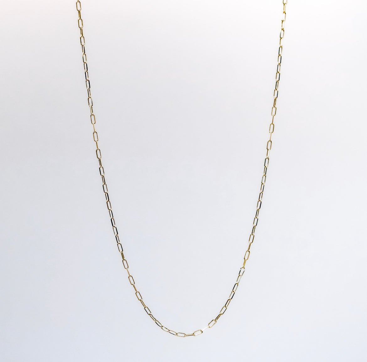 Petite Paperclip Chain Necklace