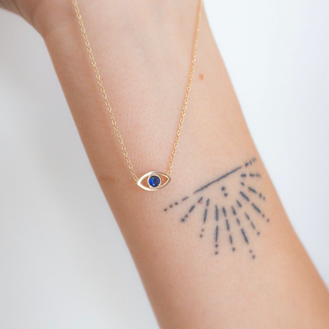 Protective Mati Evil Eye Necklace