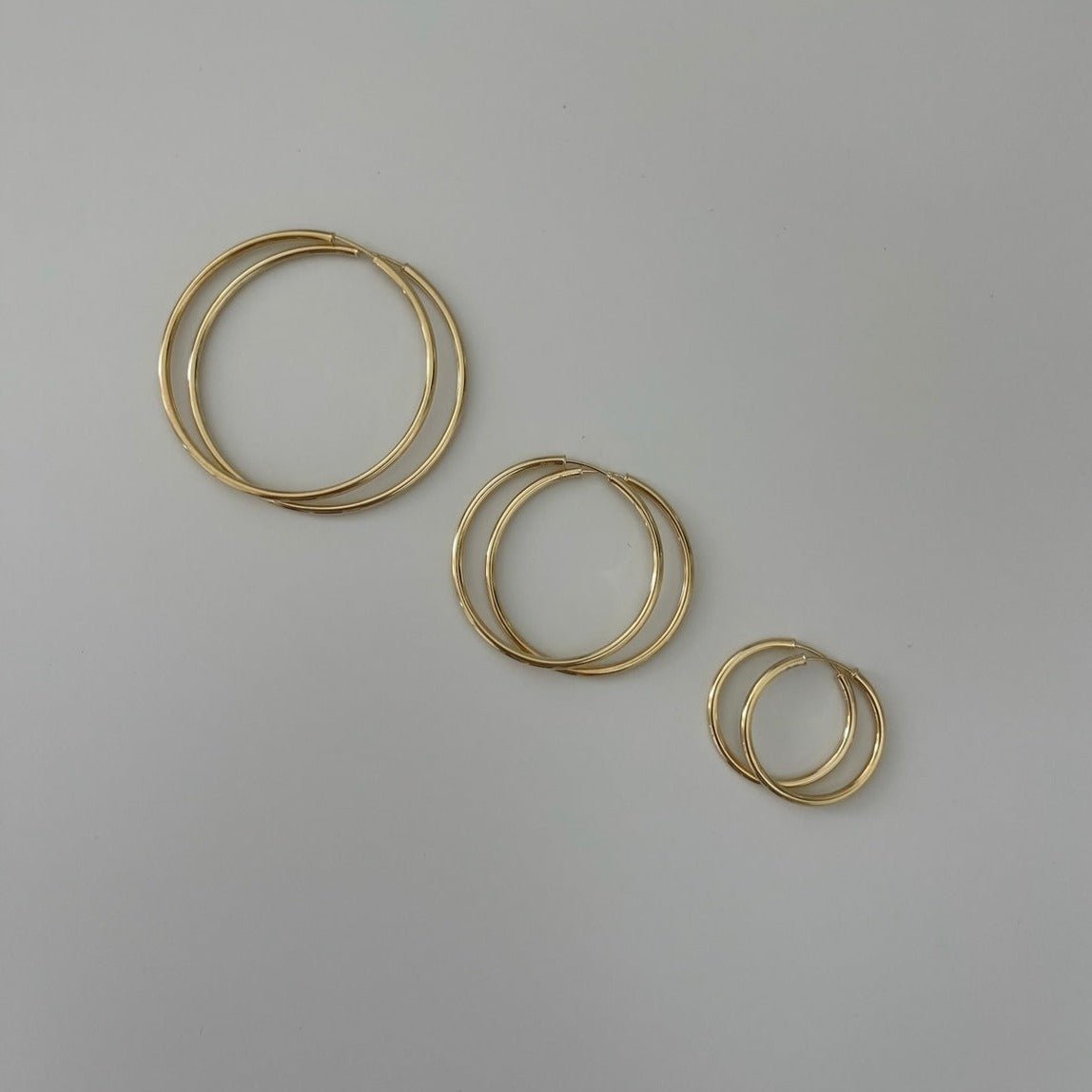 Everyday Small Hoops - 3 Pair