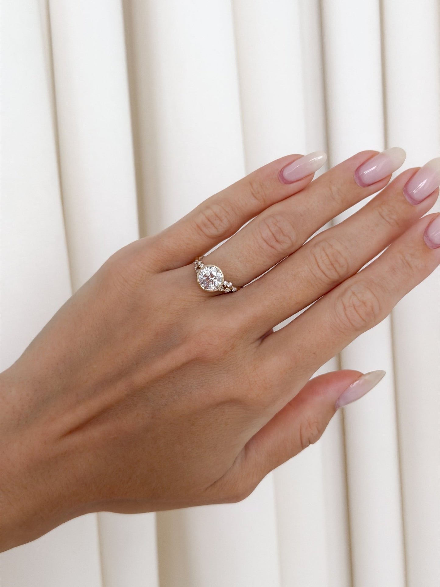 Maria Ring - Round Bezel - Lu and Lo Jewellery