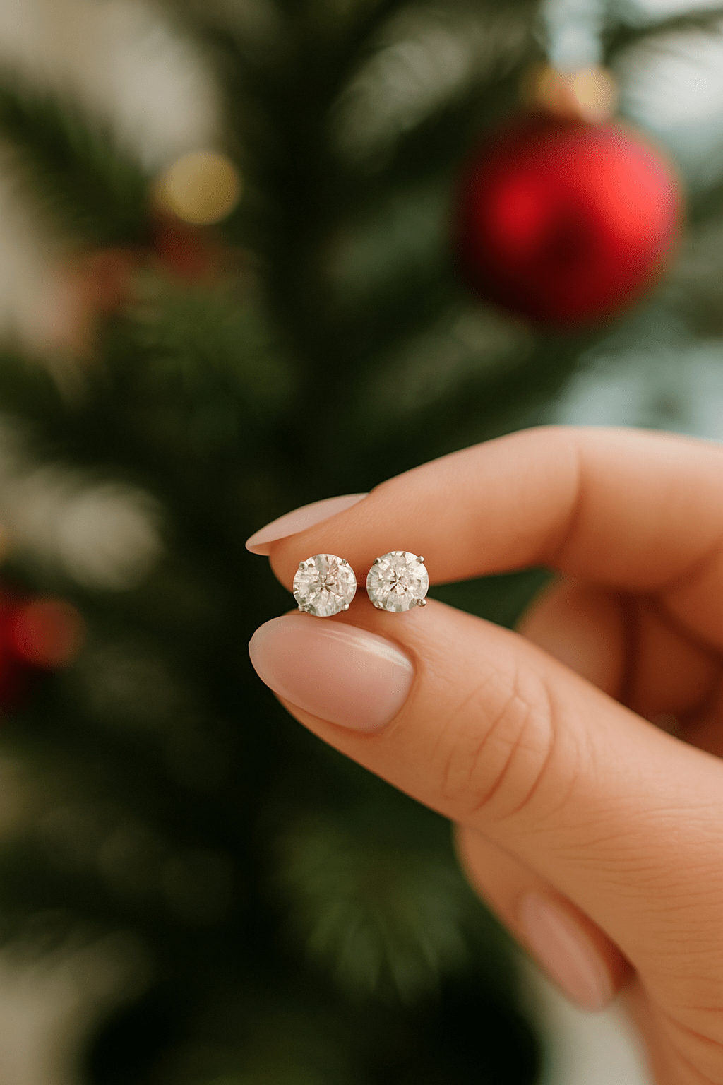 Radiant Diamond Stud Earrings - Lu and Lo Jewellery