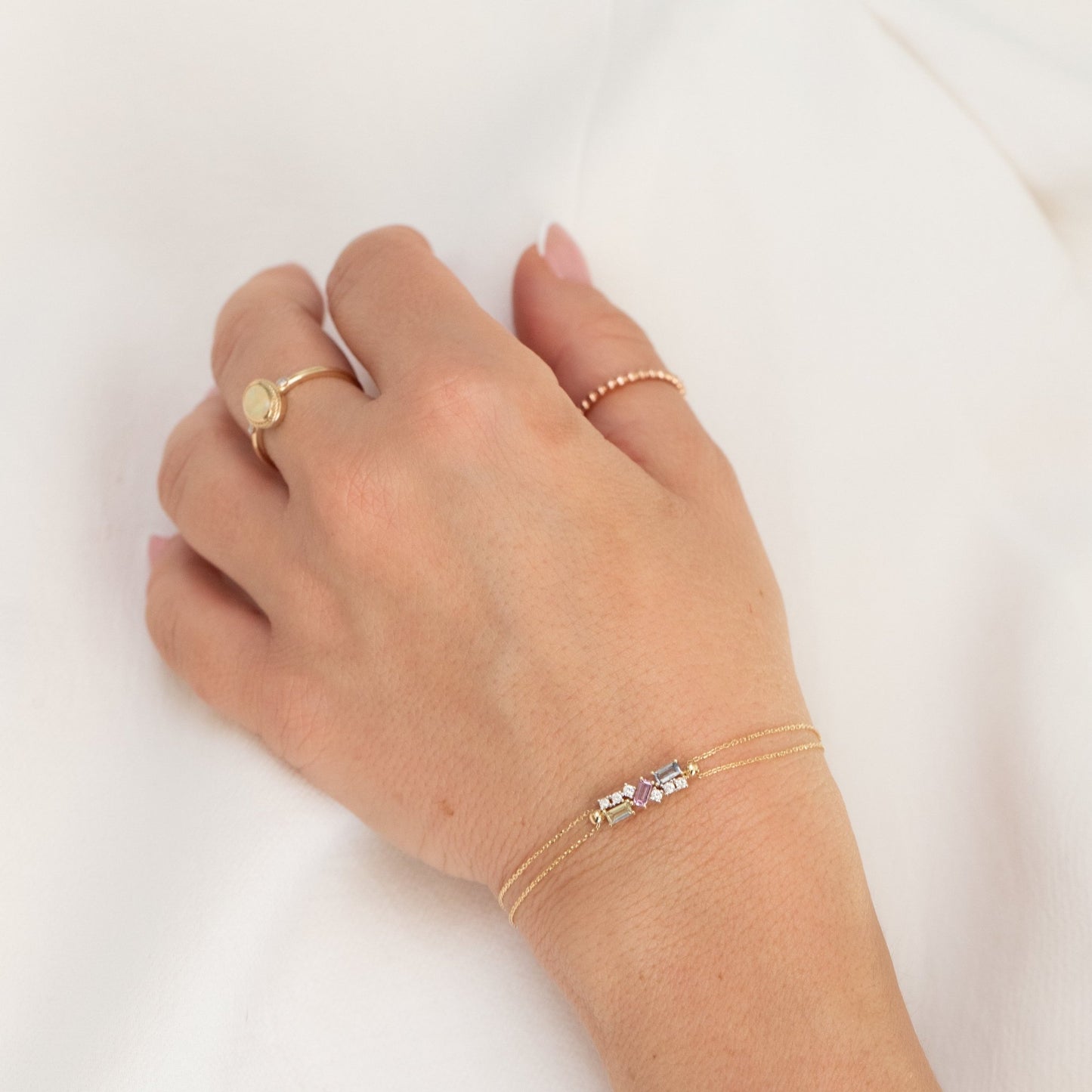 Sorbet Sapphire Bracelet - Lu and Lo Jewellery