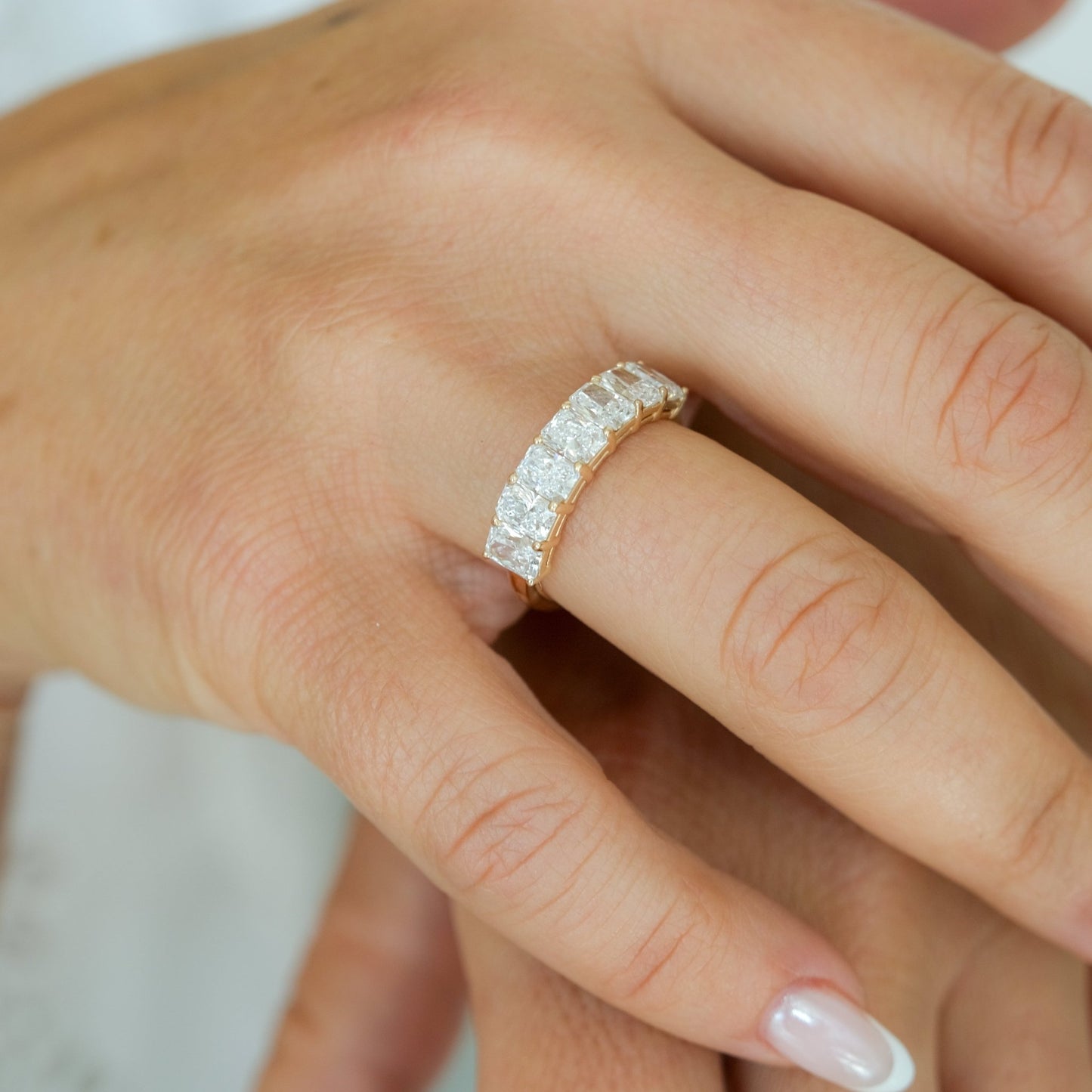 True Diamond Wedding Band - Lu and Lo Jewellery