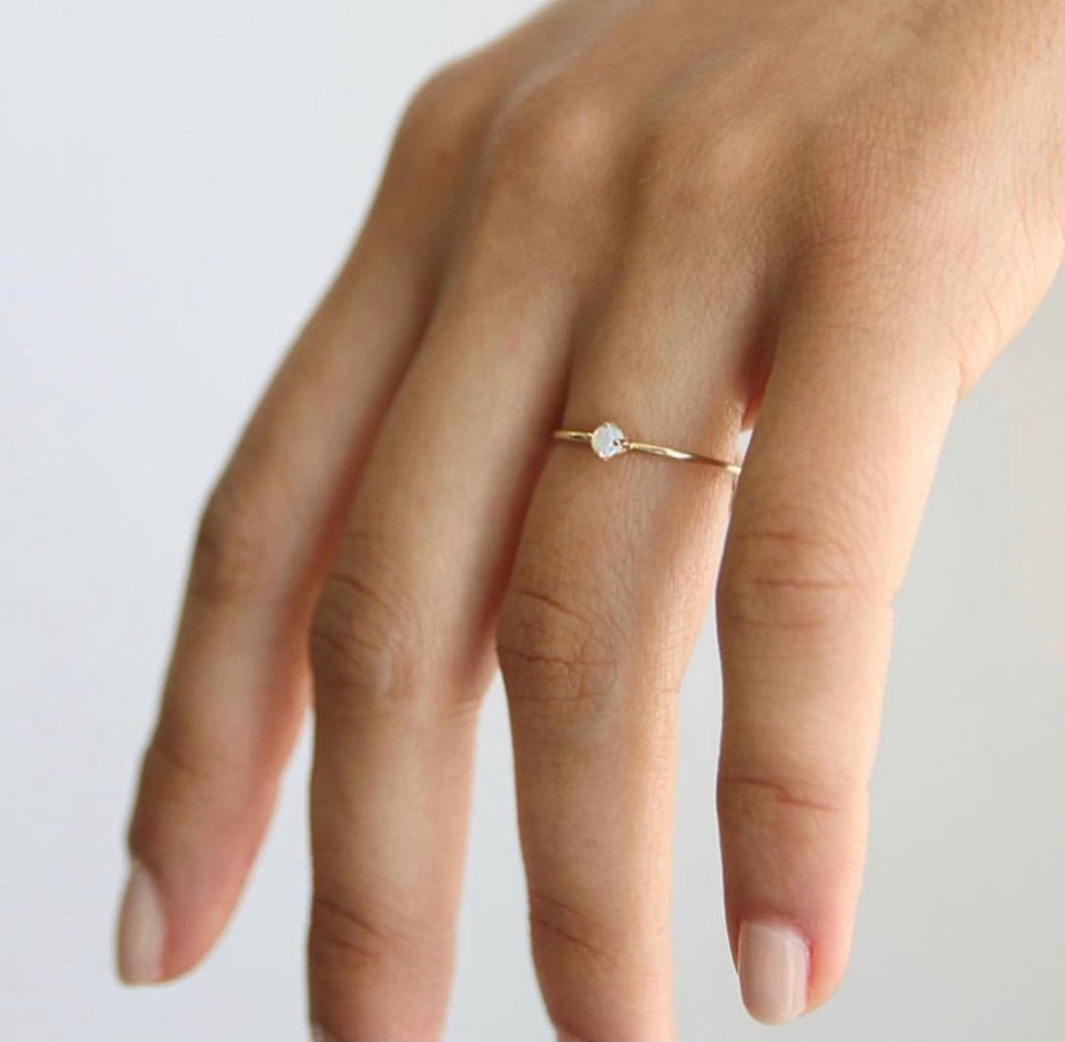 Wearing Personalized Birthstone Ring