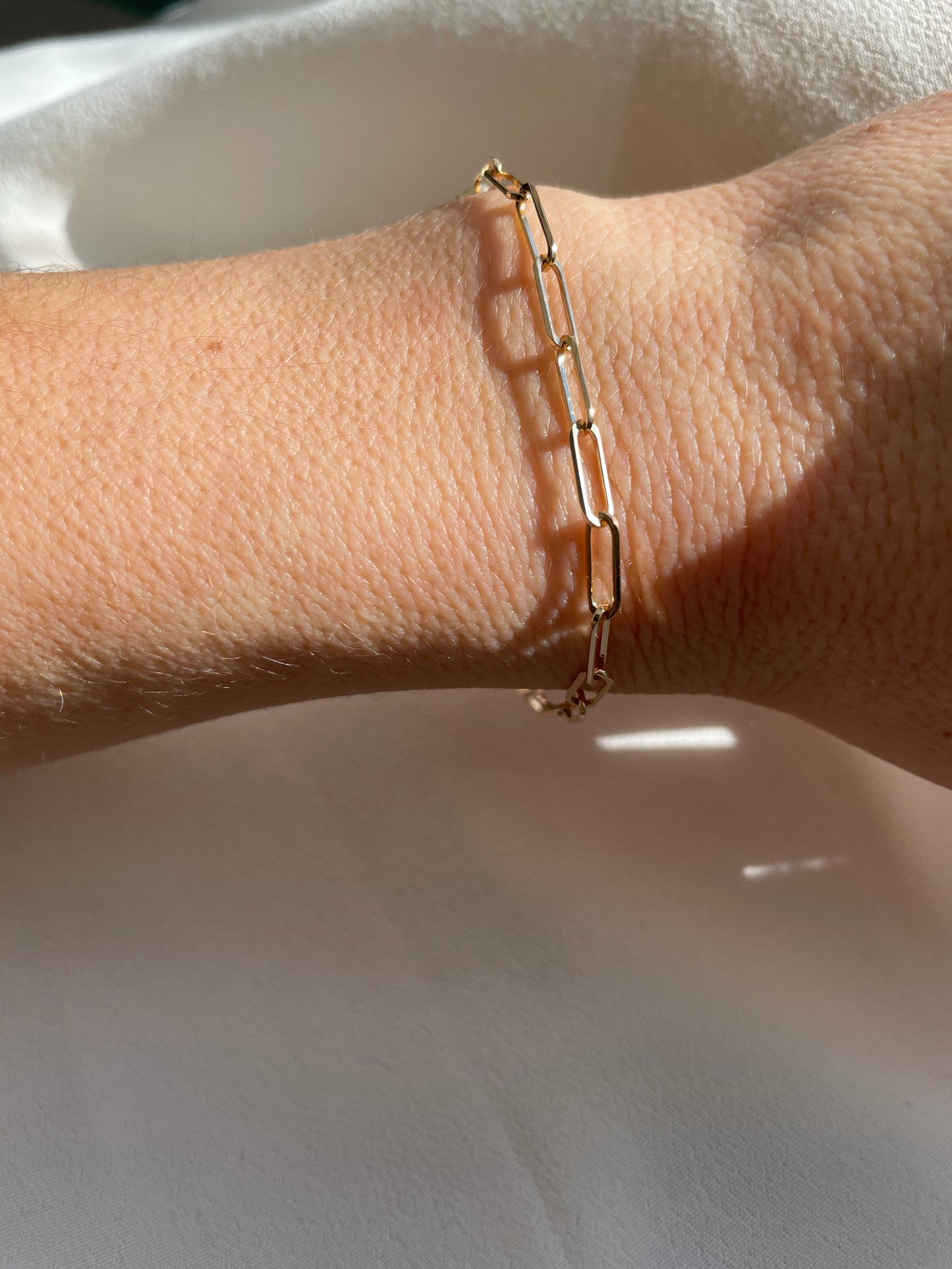 Small Paperclip Bracelet