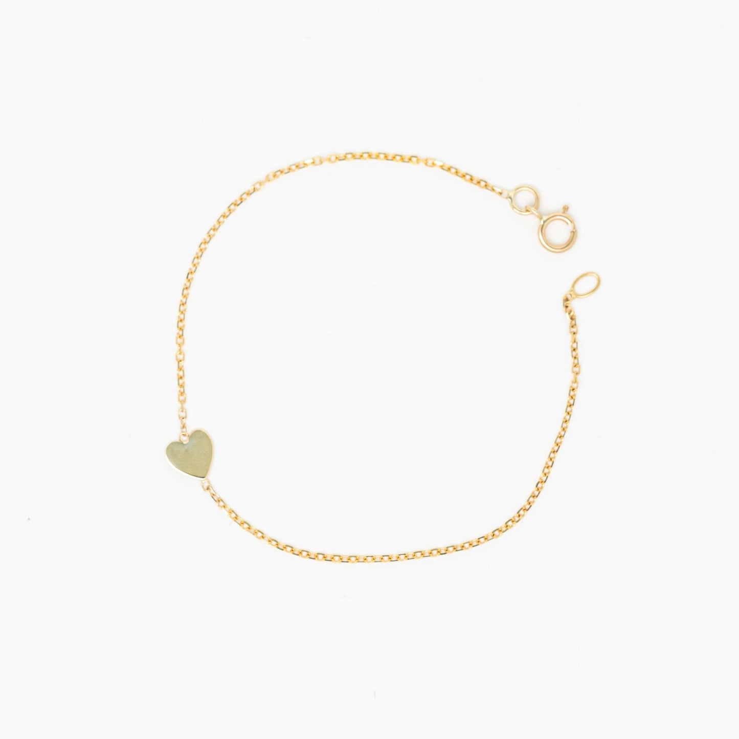 Mini Heart Bracelet - Close View