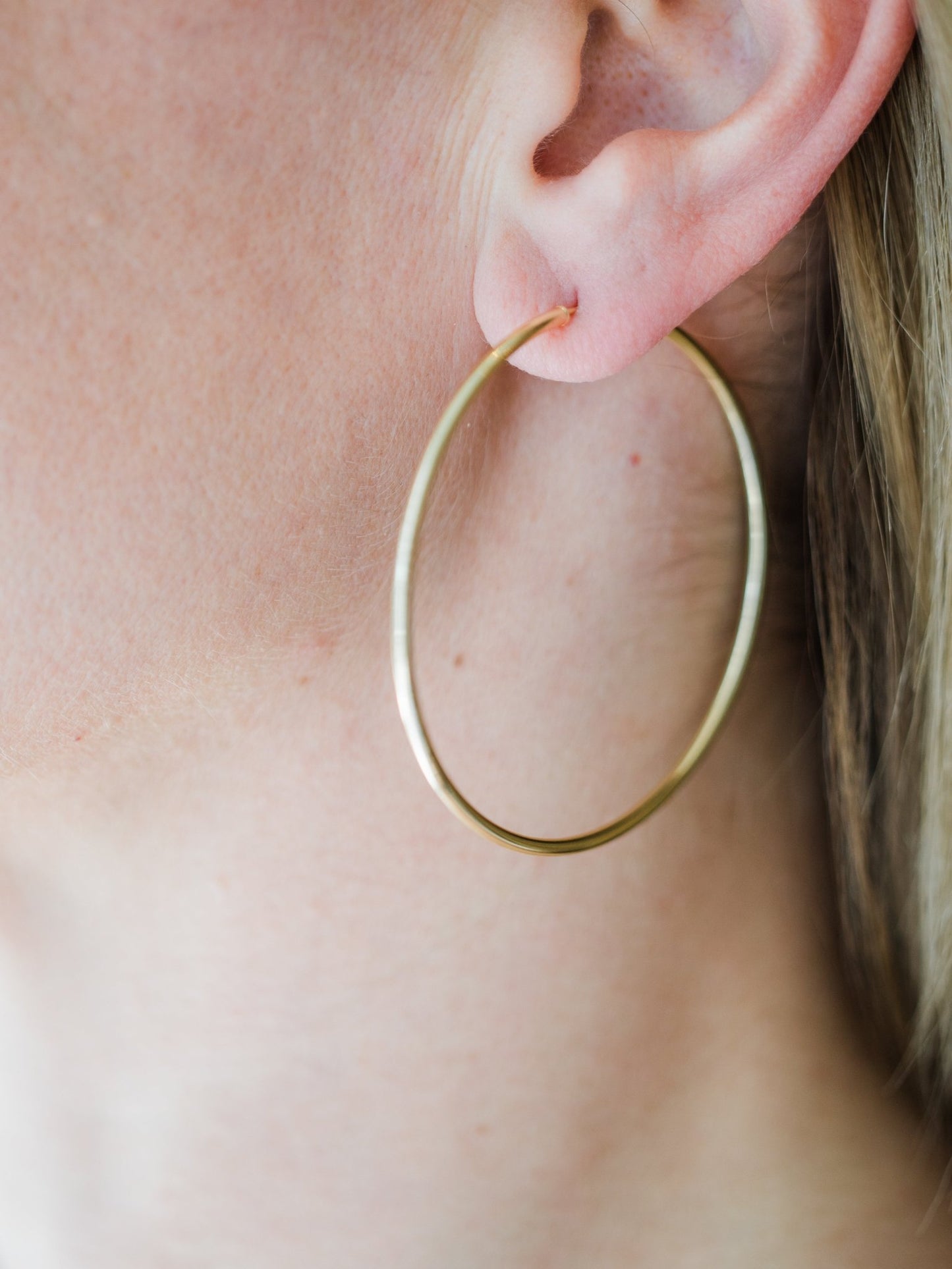 Close View of Everyday Largest Hoops