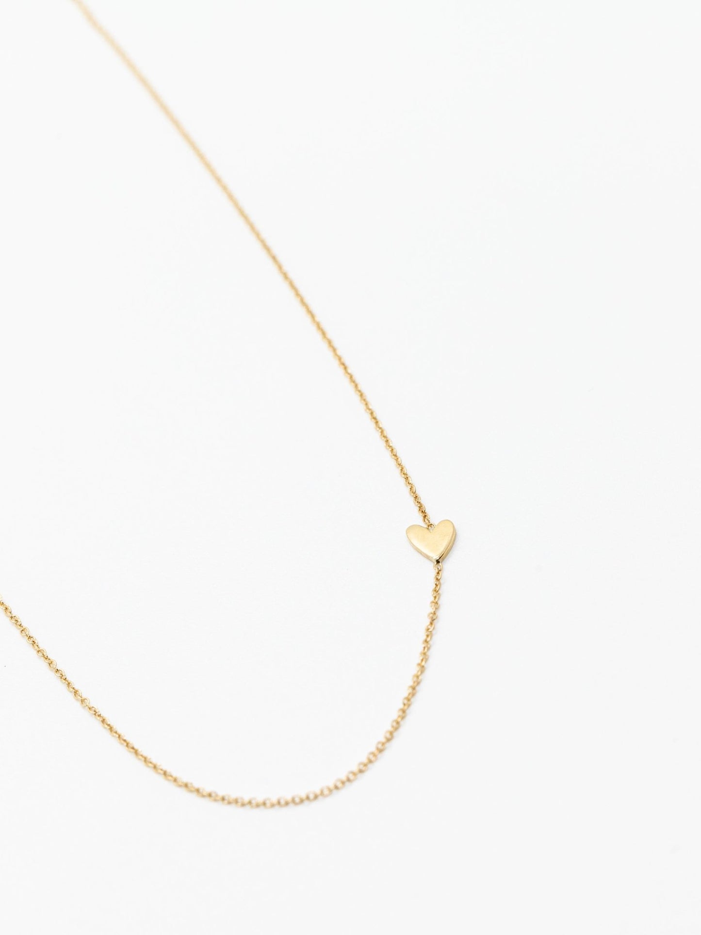 Petite Mini Heart Necklace - Full View