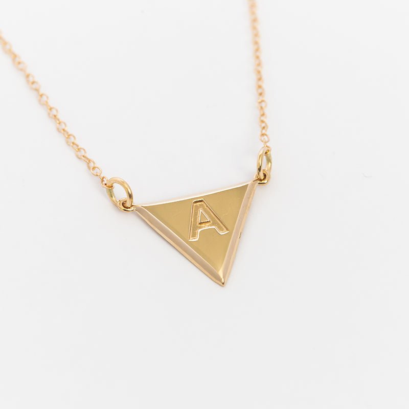 Acute Initial Necklace