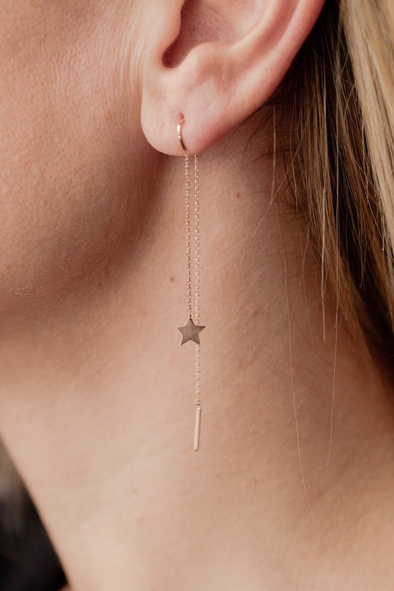 Threader Earring Star