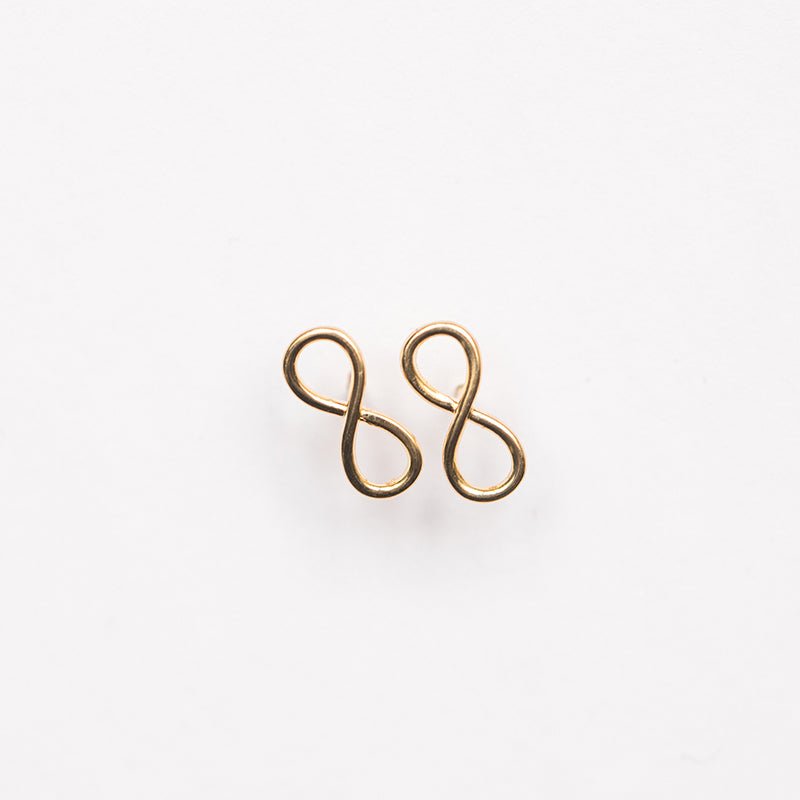 Small Infinity Stud Earring