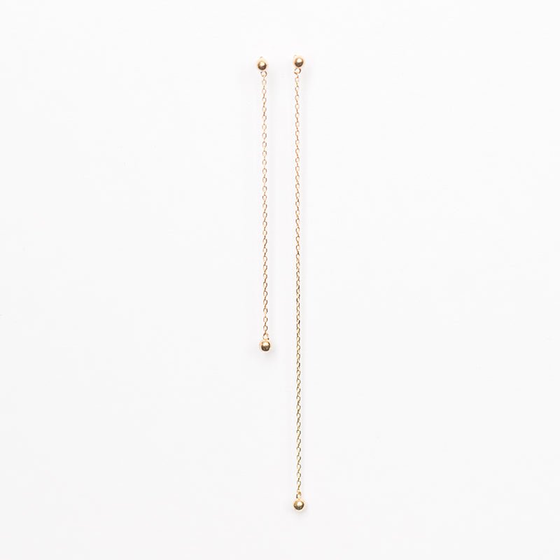Chain Drop Bead Earring