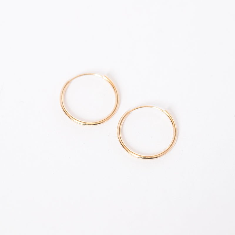 Lightest Small Hoops (12mm diameter)