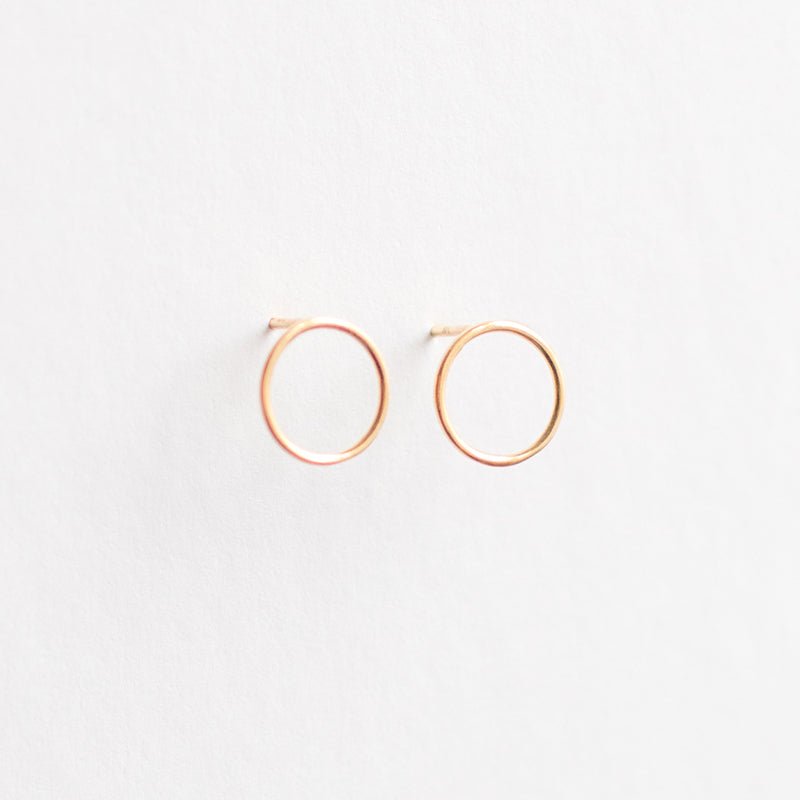 Small Open Circle Stud