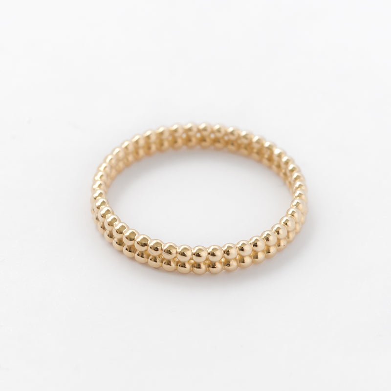 Double Row Bead Ring