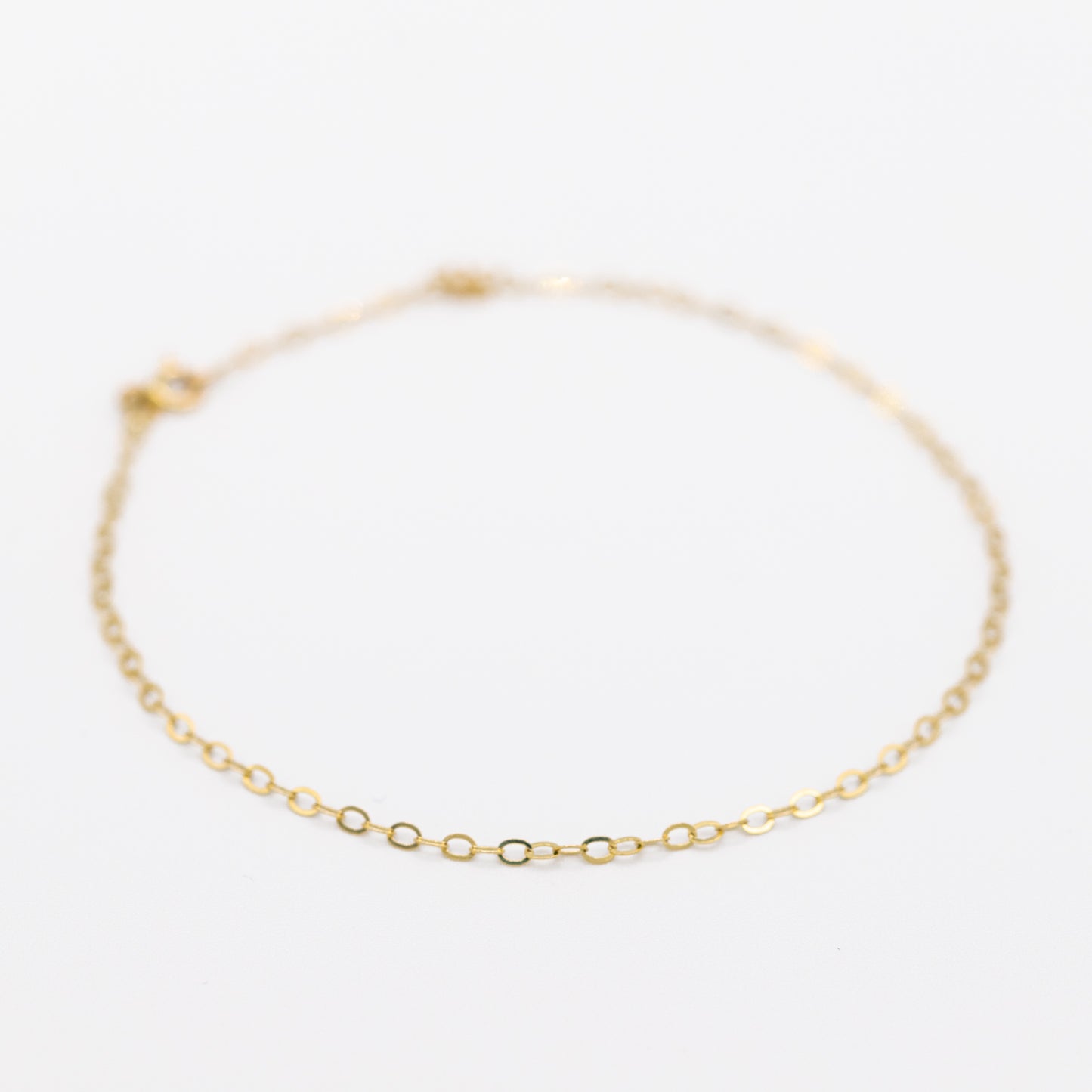 Smashed Cable Chain Anklet
