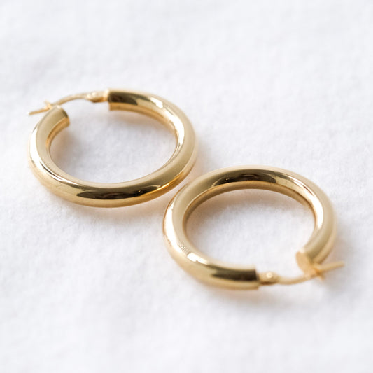 Bianca Round Hoops - Large