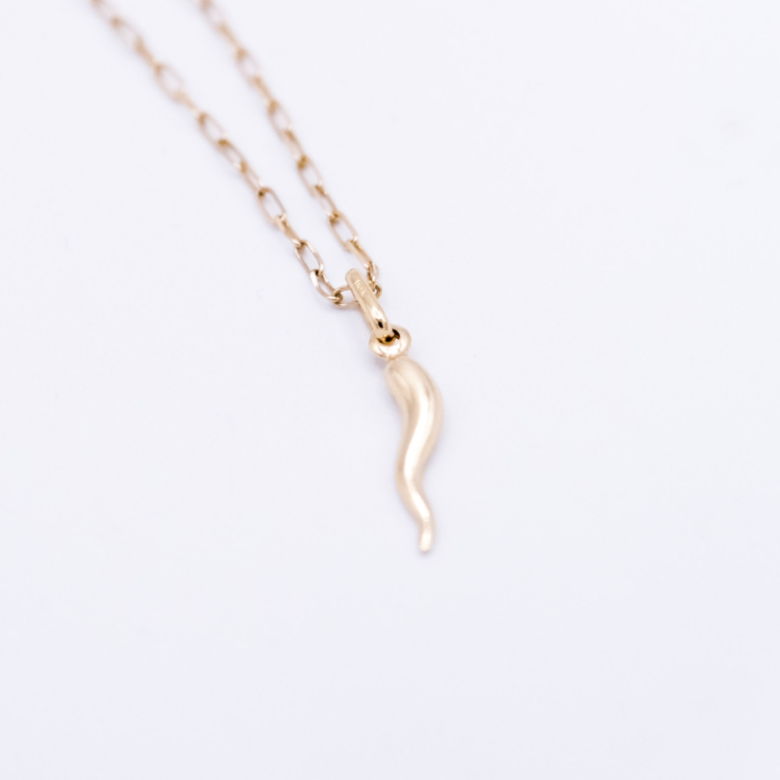 Italian Tradition Small Horn Necklace