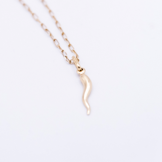 Italian Tradition Small Horn Necklace