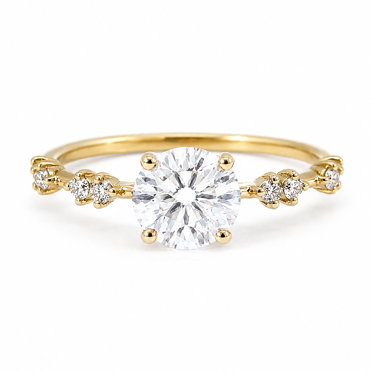 Elara Ring - Round Cut