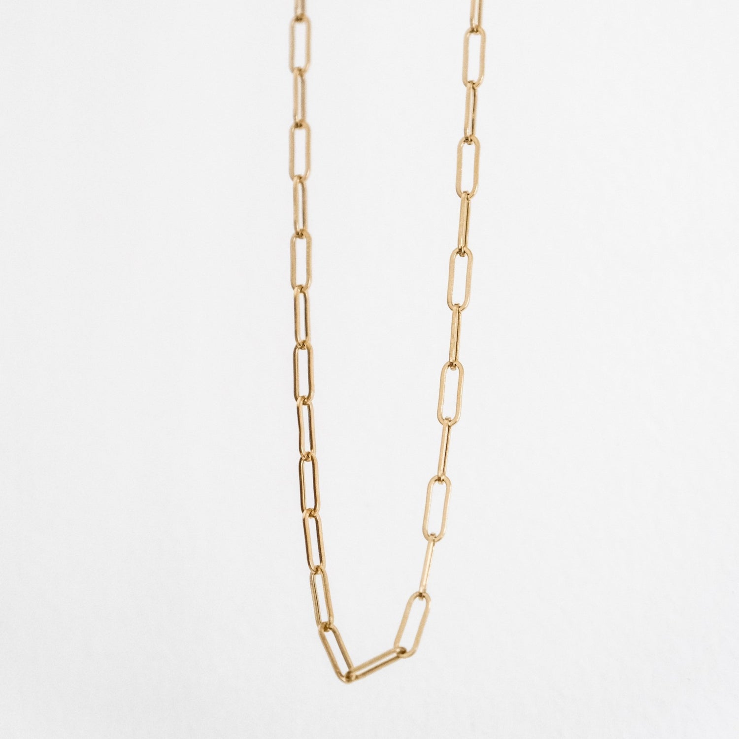 Bold Paperclip Chain Necklace