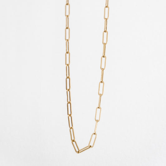 Bold Paperclip Chain Necklace