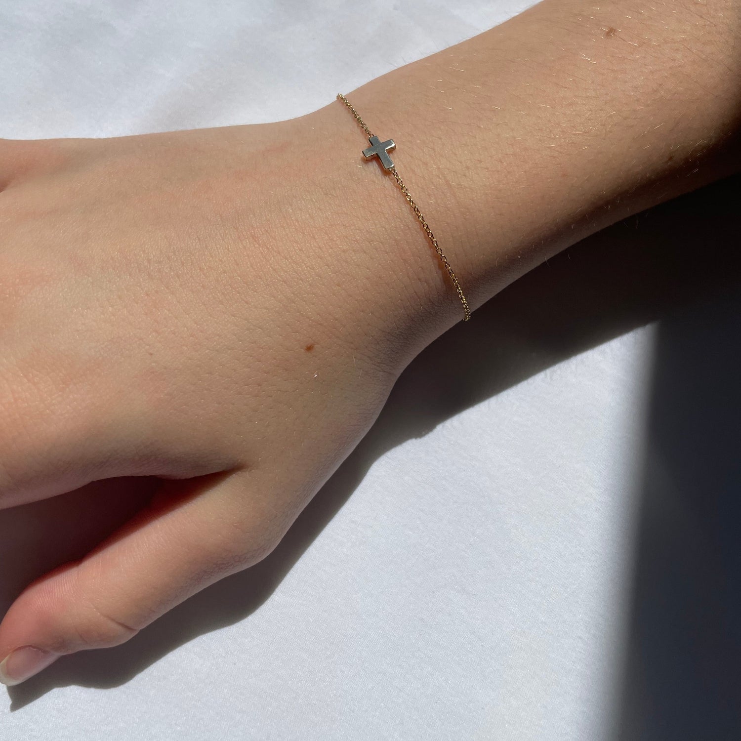 Mini Cross Bracelet - Close View 2