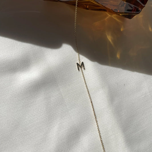 Single Initial Bracelet - Lu and Lo Jewellery