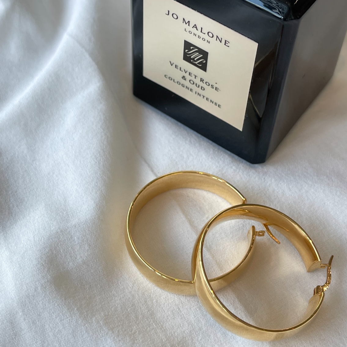 Chunky Oversized Hoops - Full View