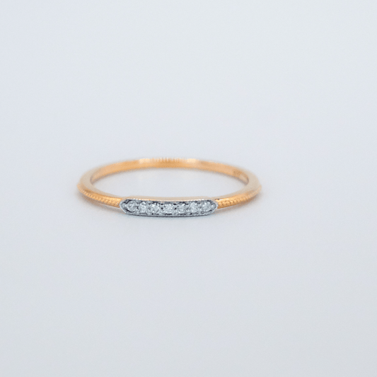 Bold Diamond Pave Ring – Dazzling Sparkle & Statement Style - Lu and Lo Jewellery