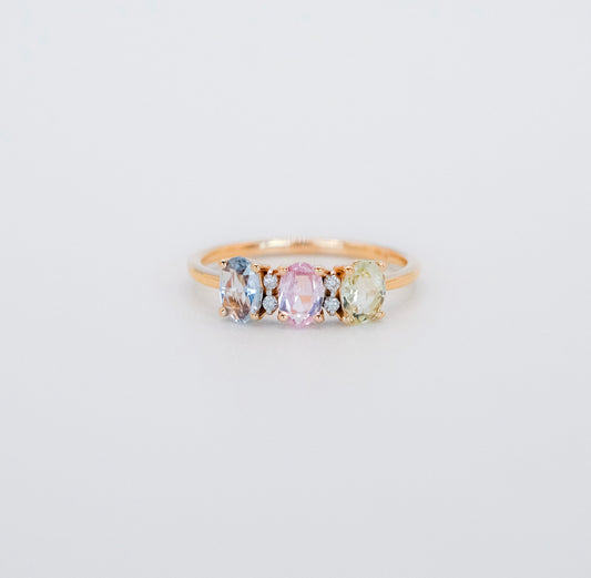 Softest Hue Unicorn Sapphire Ring 