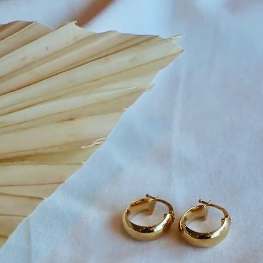 Bold Huggie Hoops Earrings