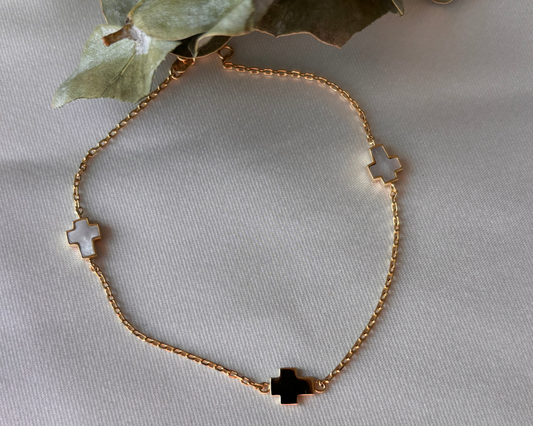 Trinity Cross Bracelet