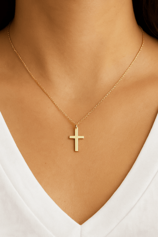 Small Faith Cross - Lu and Lo Jewellery