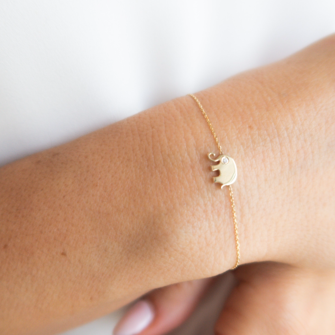 Lucky Ellie Elephant Bracelet - Close View 1