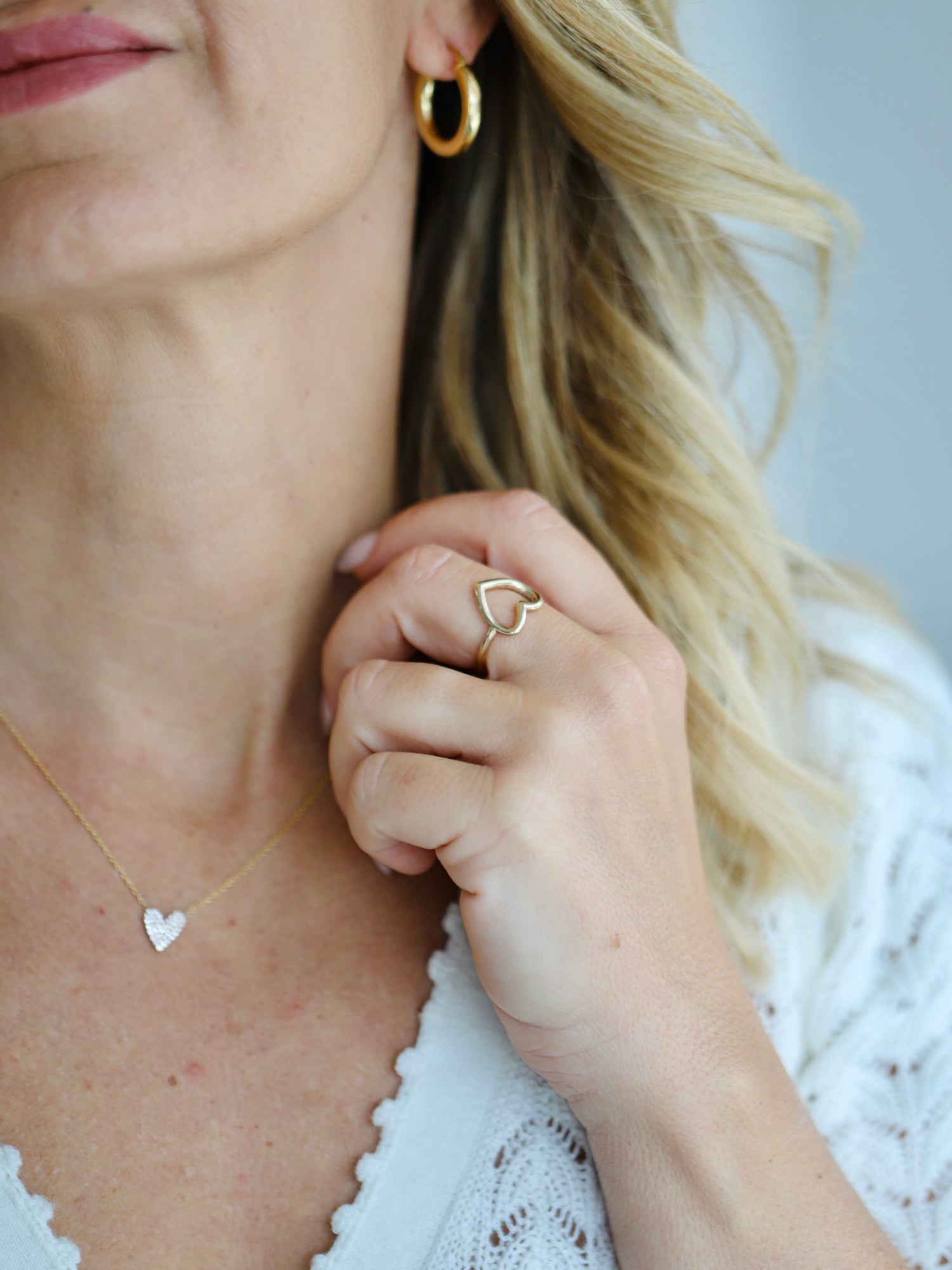 Handcrafted 14K gold jewelry including dainty rings and necklaces by Lu & Lo Jewellery, minimalist fine jewelry collection