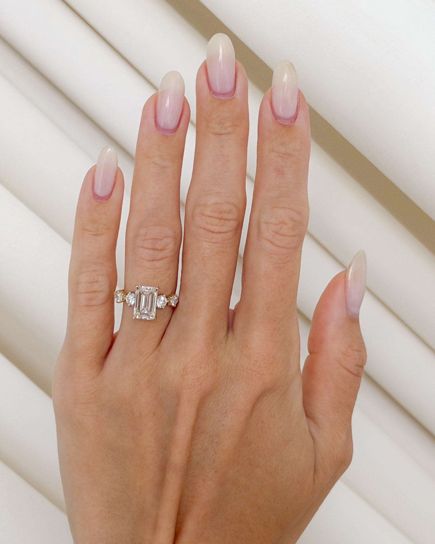 Margot Ring — Emerald-Cut Lab-Grown Diamond - Lu and Lo Jewellery