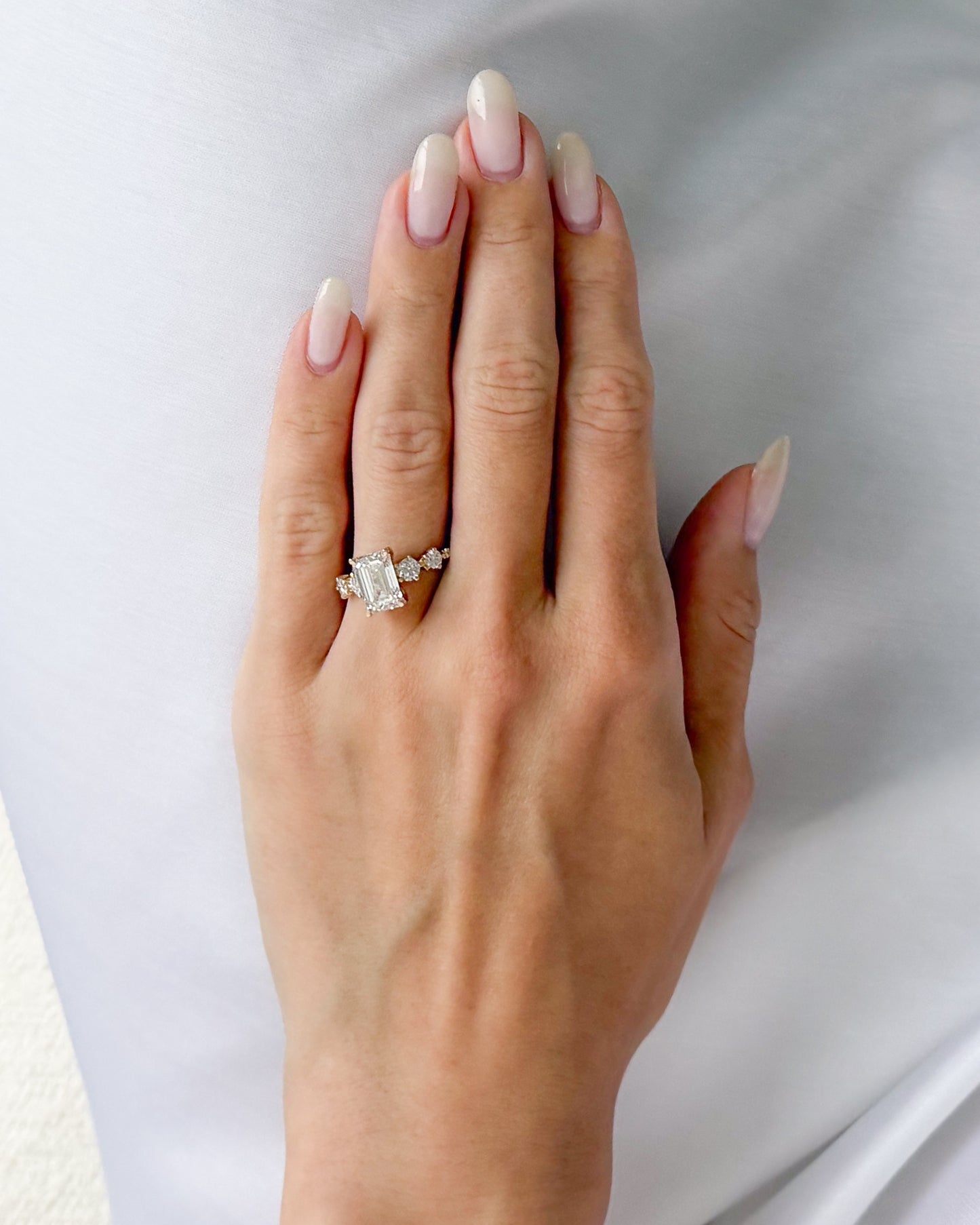 Margot Ring — Emerald-Cut Lab-Grown Diamond - Lu and Lo Jewellery