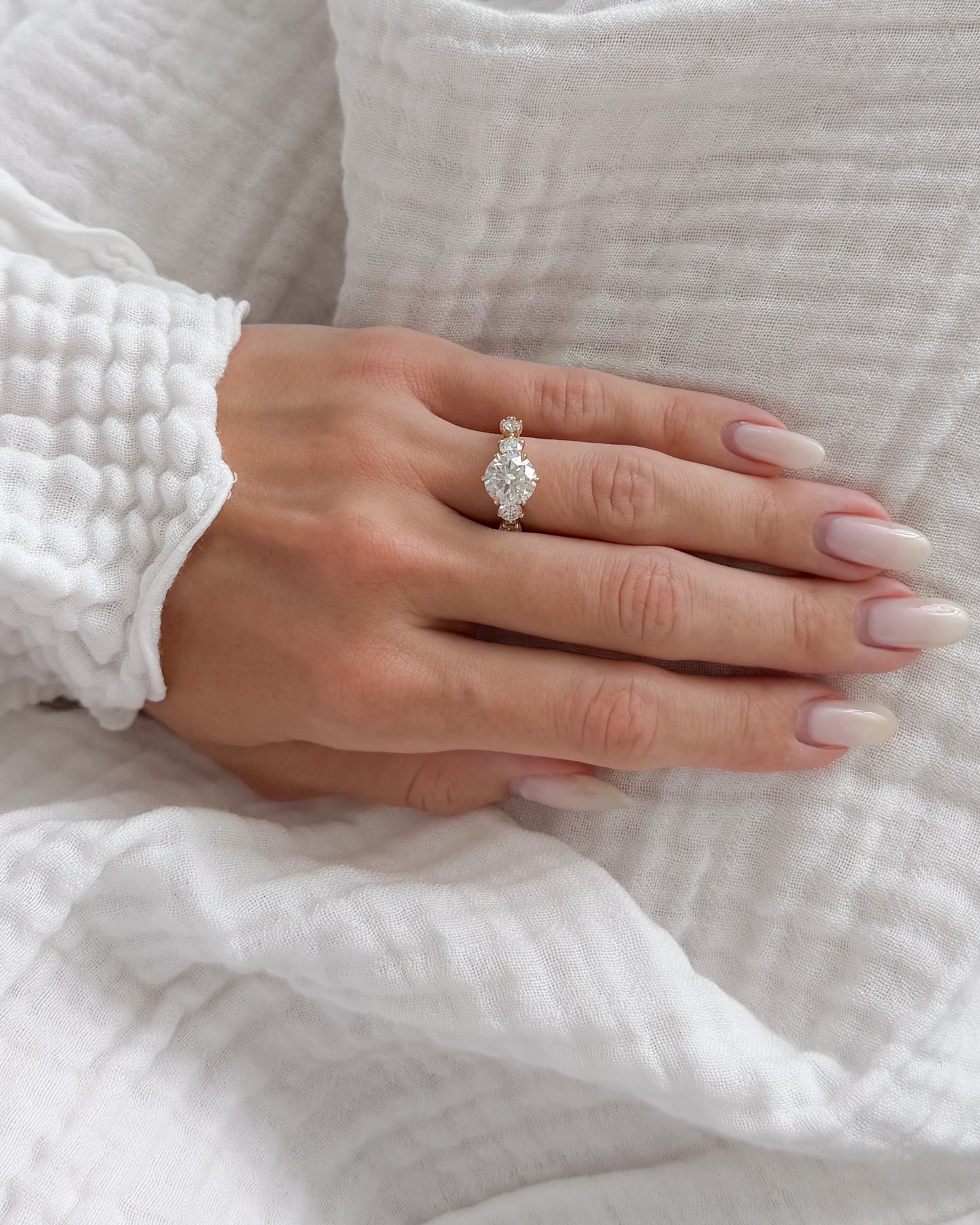 Odette Ring — Round Cut